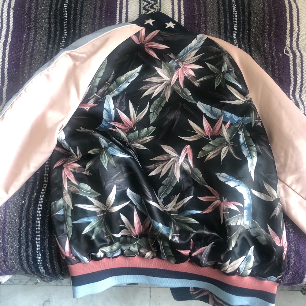 Eleven Paris Silk Bomber Jacket Size: M